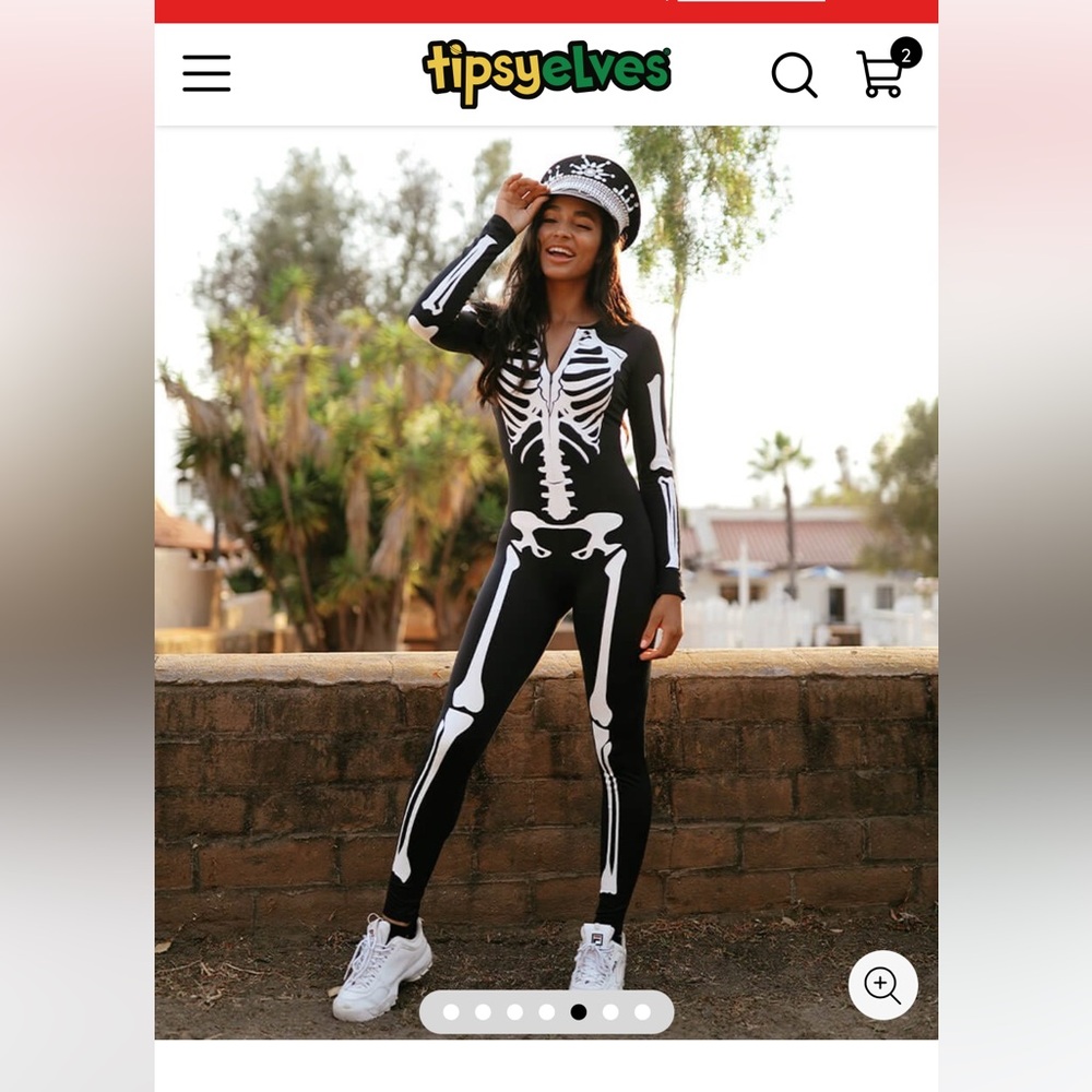Typsy Elves Skeleton costume